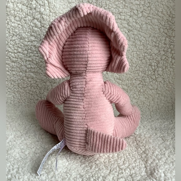 Naturally Kids 2021 Pink Corduroy Triceratops Dinosaur Plush Stuffed Animal Toy - Picture 5 of 6